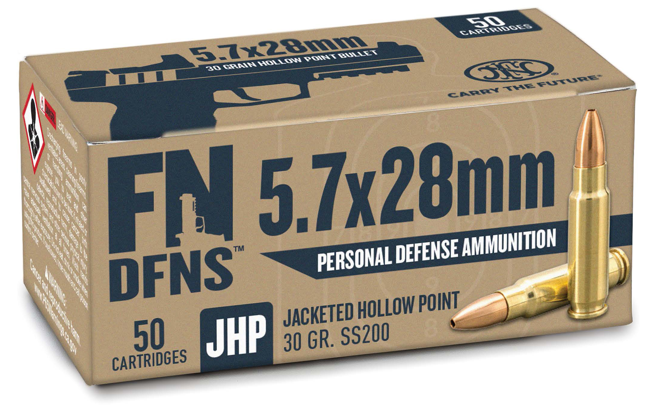 FN DFNS 5.7X28MM SS200 30GR JHP 50/10 - Sale